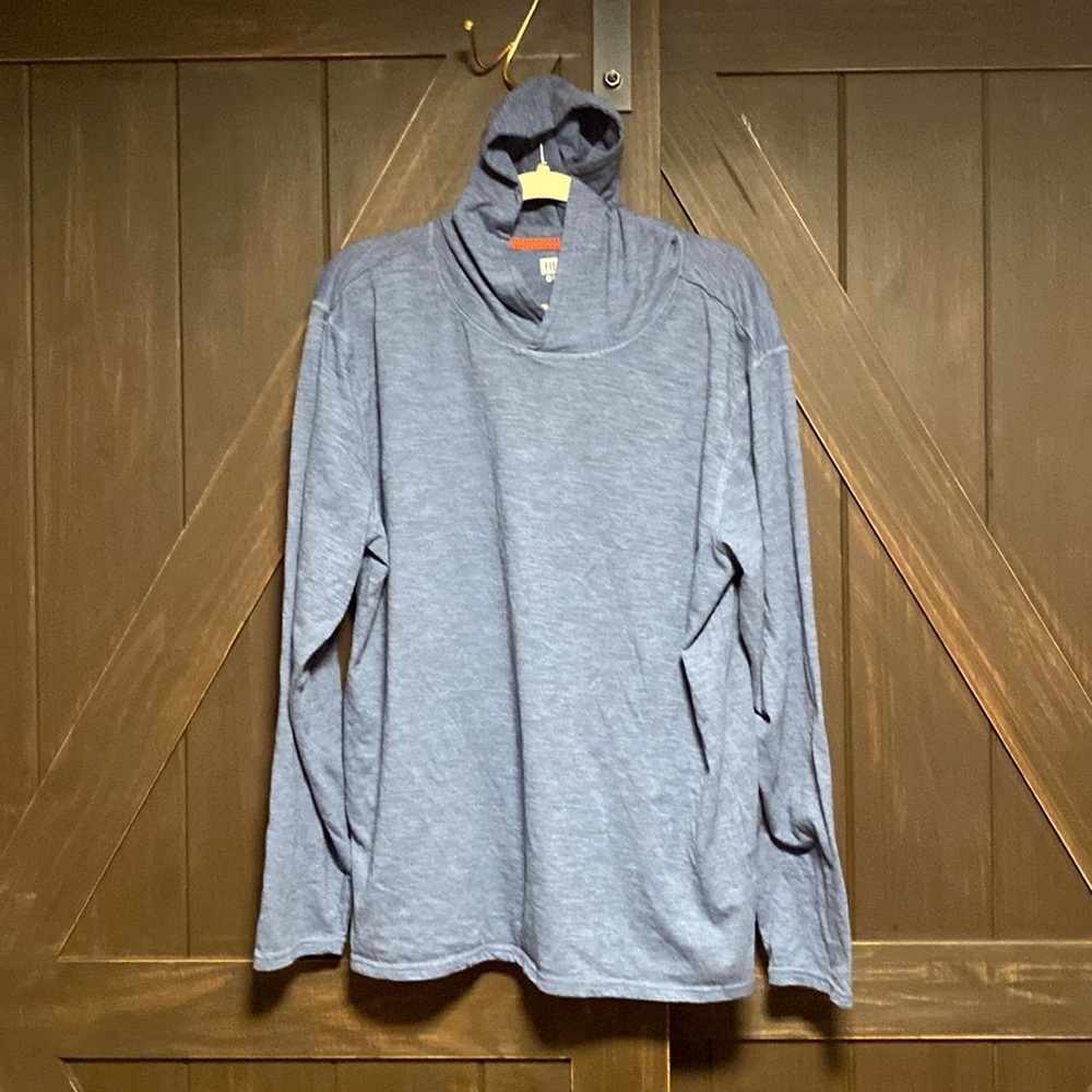 Field & Forest Oitfitters XXL Light blue with darker blue pin lines light weight